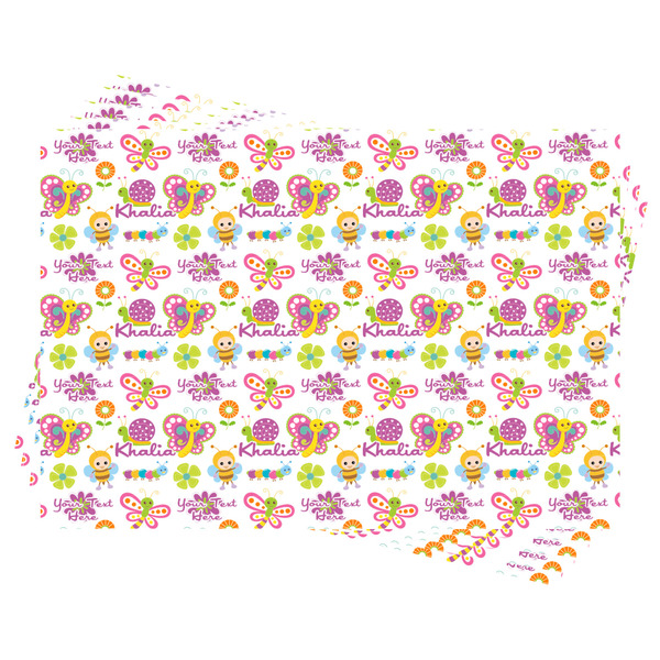 Butterflies Wrapping Paper - Front & Back - Sheets Approval