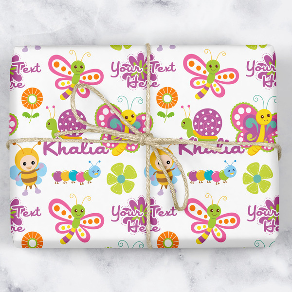 Custom Butterflies Wrapping Paper (Personalized)