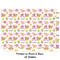 Butterflies Wrapping Paper Sheet - Double Sided - Front