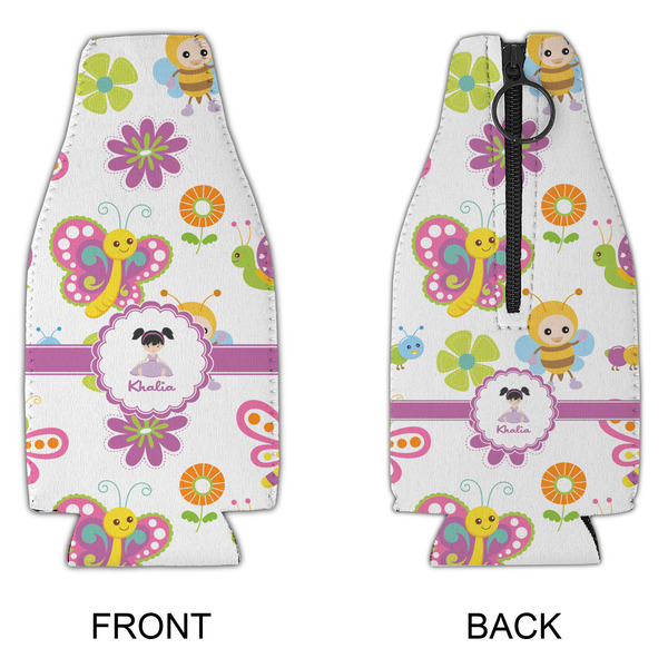 Butterflies Zipper Bottle Cooler - APPROVAL