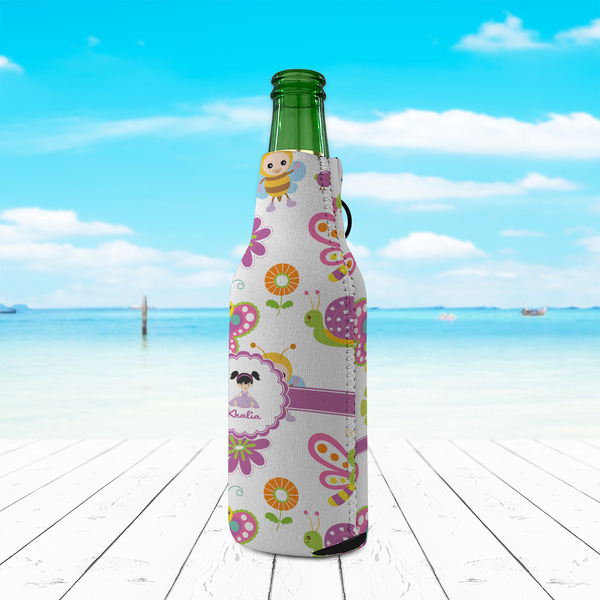 Butterflies Zipper Bottle Cooler - LIFESTYLE