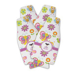 Butterflies Zipper Bottle Cooler - Set of 4 (Personalized)
