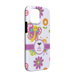 Butterflies iPhone Case - Rubber Lined - iPhone 13 Pro (Personalized)