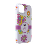 Butterflies iPhone Case - Plastic - iPhone 14 (Personalized)
