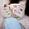 Butterflies & Stripes 11oz Coffee Mug - LIFESTYLE