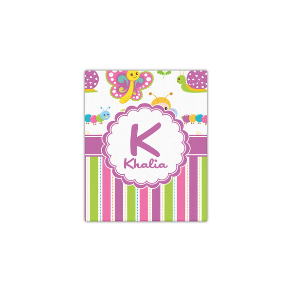 Butterflies & Stripes 11x14 - Canvas Print - Front View