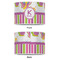 Butterflies & Stripes 12" Drum Lampshade - APPROVAL (Poly Film)
