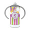 Butterflies & Stripes 12 oz Stainless Steel Sippy Cups - FRONT