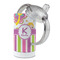 Butterflies & Stripes 12 oz Stainless Steel Sippy Cups - Top Off