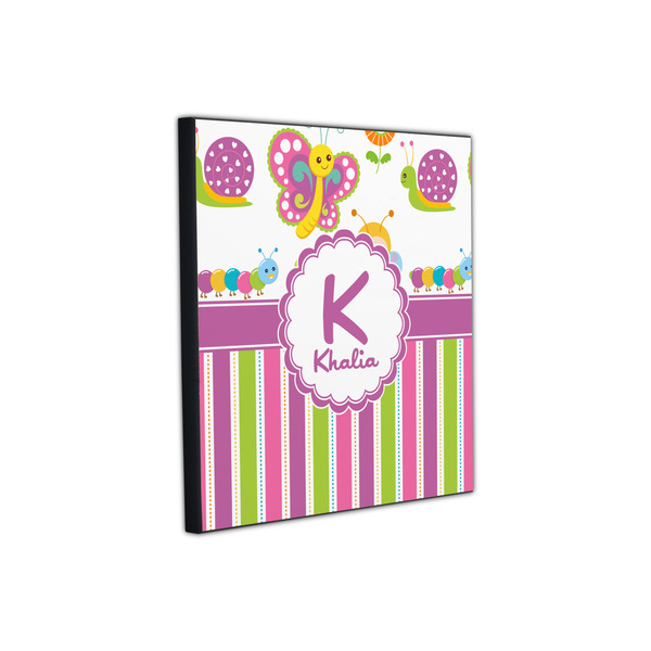 Butterflies & Stripes 12x12 Wood Print - Angle View