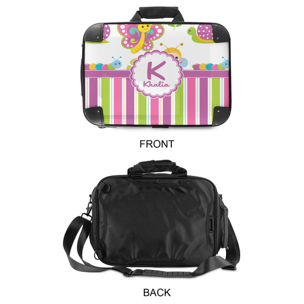 Butterflies & Stripes 15" Hard Shell Briefcase - APPROVAL