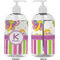Butterflies & Stripes 16 oz Plastic Liquid Dispenser- Approval- White