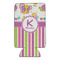 Butterflies & Stripes 16oz Can Sleeve - Set of 4 - FRONT