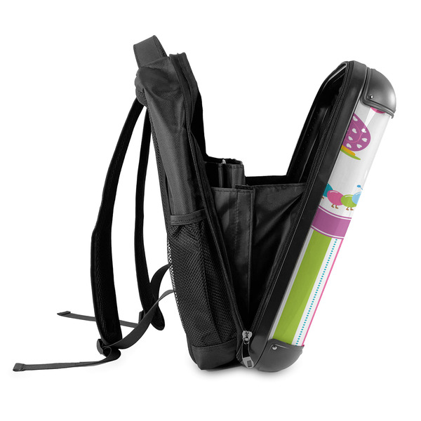 Butterflies & Stripes 18" Hard Shell Backpacks - SIDE OPEN