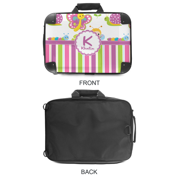 Butterflies & Stripes 18" Laptop Briefcase - APPROVAL
