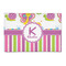 Butterflies & Stripes Patio Rug (Personalized)