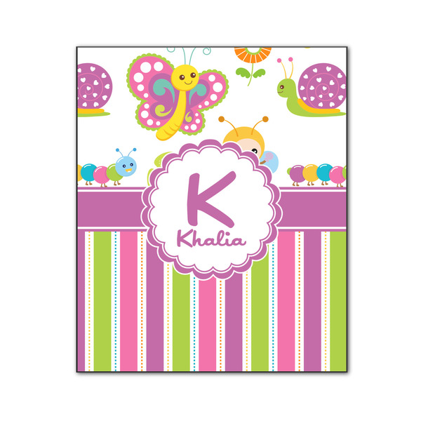 Butterflies & Stripes 20x24 Wood Print - Front View