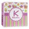 Butterflies & Stripes 3-Ring Binder - 2 inch (Personalized)
