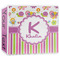 Butterflies & Stripes 3-Ring Binder - 3 inch (Personalized)