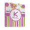 Butterflies & Stripes 3 Ring Binder - Full Wrap - 1" (Personalized)