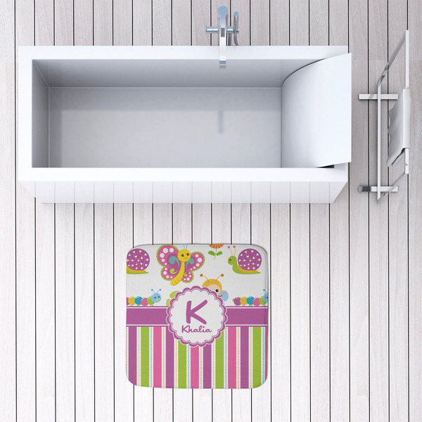 Butterflies & Stripes 48x48 Foam Memory Mat - LIFESTYLE