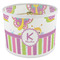 Butterflies & Stripes 8" Drum Lampshade - ANGLE Poly-Film