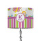 Butterflies & Stripes 8" Drum Lamp Shade - Fabric (Personalized)