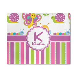 Butterflies & Stripes 8' x 10' Indoor Area Rug (Personalized)