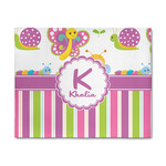 Butterflies & Stripes 8' x 10' Patio Rug (Personalized)