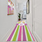 Butterflies & Stripes Area Rug Sizes - In Context (vertical)