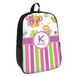 Butterflies & Stripes Kids Backpack (Personalized)