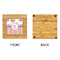 Butterflies & Stripes Bamboo Trivet with 6" Tile - APPROVAL