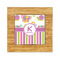 Butterflies & Stripes Bamboo Trivet with Ceramic Tile Insert (Personalized)
