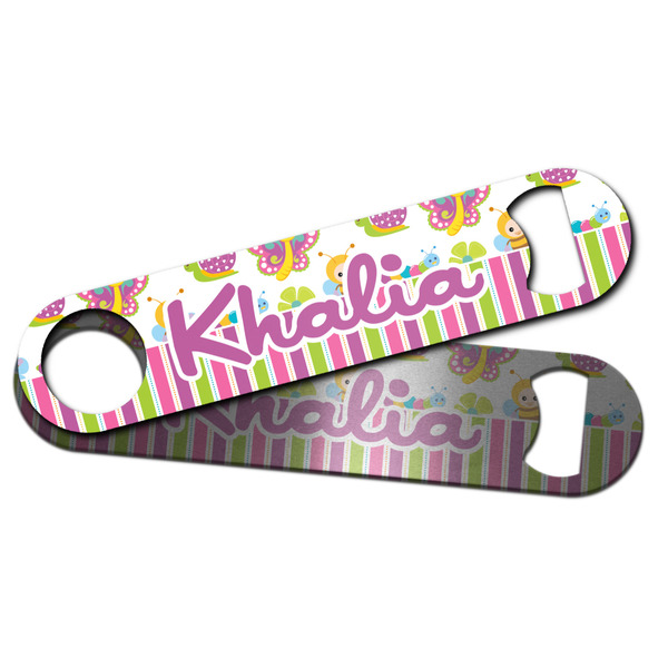 Butterflies & Stripes Bar Bottle Opener - Main