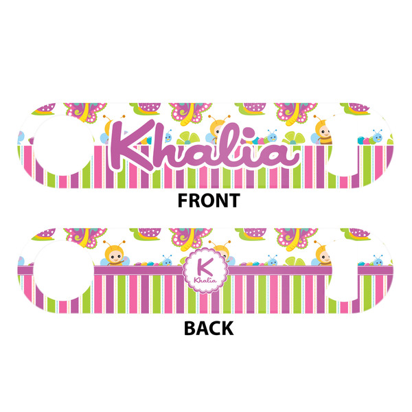 Butterflies & Stripes Bar Bottle Opener - White - Approval