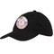 Butterflies & Stripes Baseball Cap - Black (Personalized)