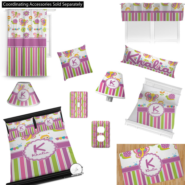 Butterflies & Stripes Bedroom Decor & Accessories2