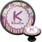 Butterflies & Stripes Black Custom Cabinet Knob (Front and Side)