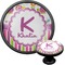 Butterflies & Stripes Cabinet Knob (Black) (Personalized)