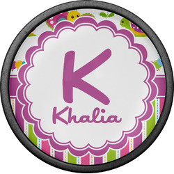Butterflies & Stripes Cabinet Knob (Black) (Personalized)