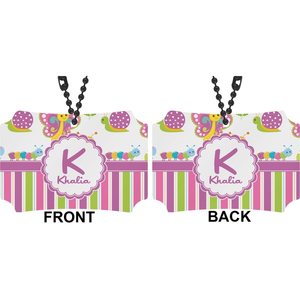 Butterflies & Stripes Car Ornament - Berlin (Approval)