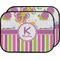 Butterflies & Stripes Car Floor Mats (Back Seat) (Personalized)