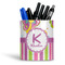 Butterflies & Stripes Ceramic Pen Holder