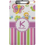 Butterflies & Stripes Clipboard (Legal Size) (Personalized)