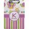Butterflies & Stripes Clipboard (Personalized)