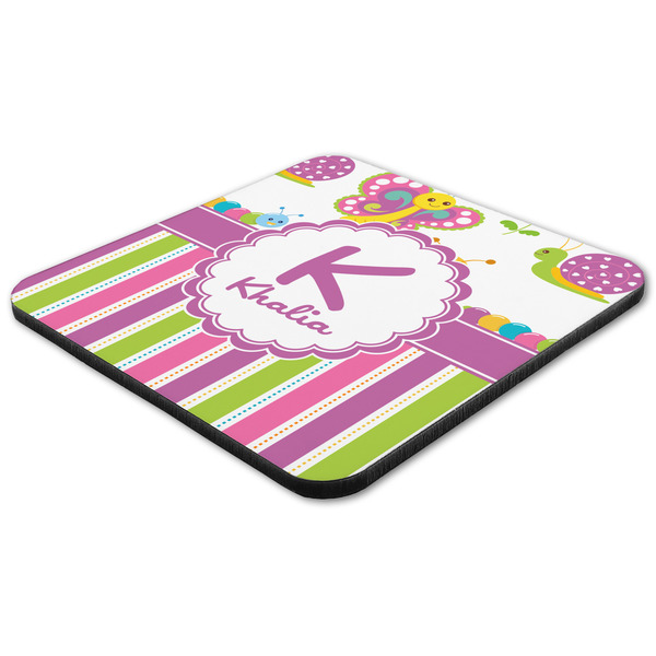 Butterflies & Stripes Coaster Set - FLAT (one)