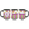 Butterflies & Stripes Coffee Mug - 11 oz - Black APPROVAL