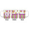 Butterflies & Stripes Coffee Mug - 11 oz - White APPROVAL