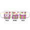 Butterflies & Stripes Coffee Mug - 20 oz - White APPROVAL