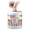 Butterflies & Stripes Coin Bank (Personalized)